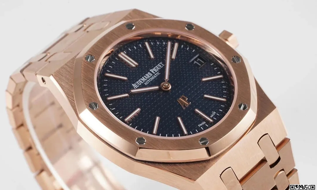 Audemars Piguet Royal Oak 15202OR.OO.1240OR.01 KZ Factory 1:1 Best Edition Replica Watch Blue Dial